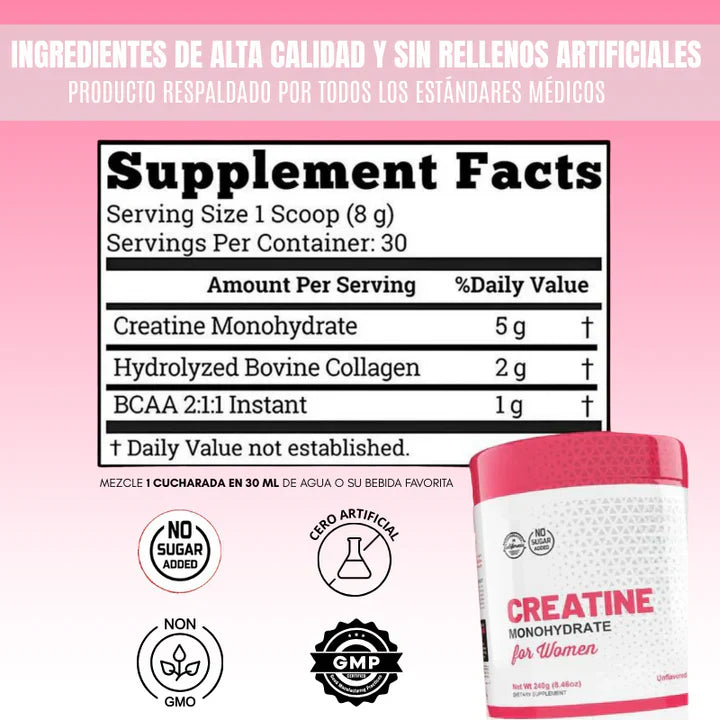 Creatina Monohidratada Pro Max™:💪Crea músculo REAL con cada scoop de poder🏋️♂️🔥
