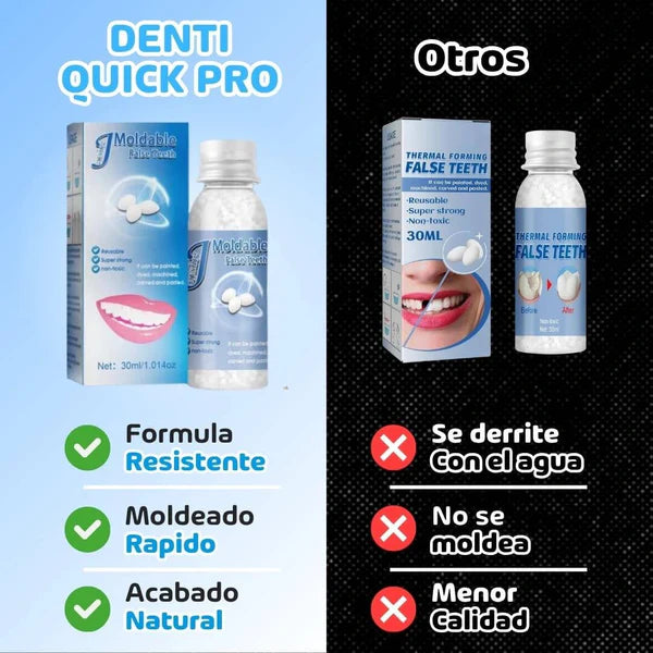 Dientes postizos moldeables (promocion 2x1🎁)