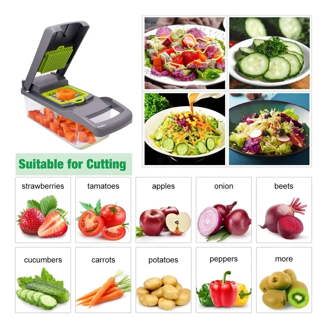 CortaChef™ Picador de Verduras en acero inoxidable