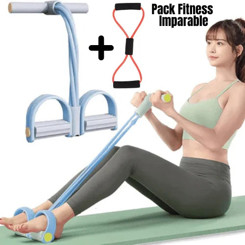 Dúo VITA Flex: Banda Elástica Pedal + Banda "8" para Entrenar en Casa! 💪