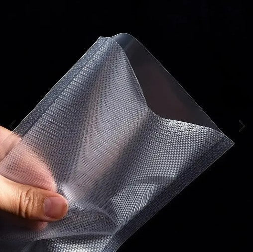 Pack de 50 Unidades de Bolsas Gofradas Para Máquina Selladora Al Vacío