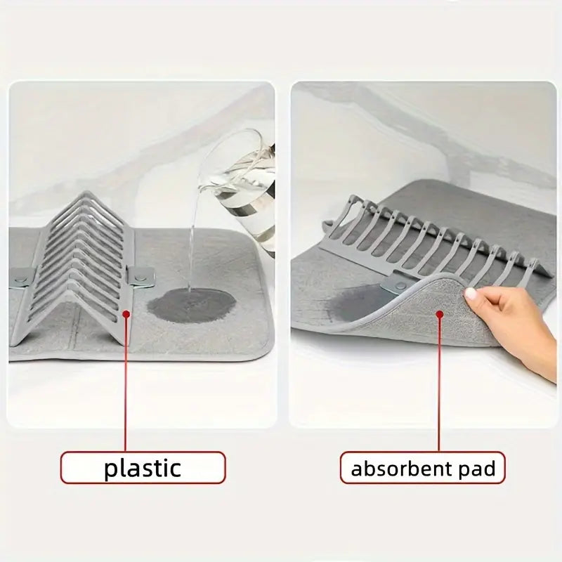GoteoZero™ Escurridor de Platos 2-en-1