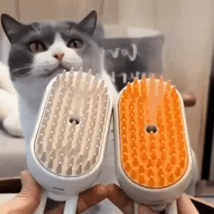 Cepillo de vapor 3 en 1 para gatos