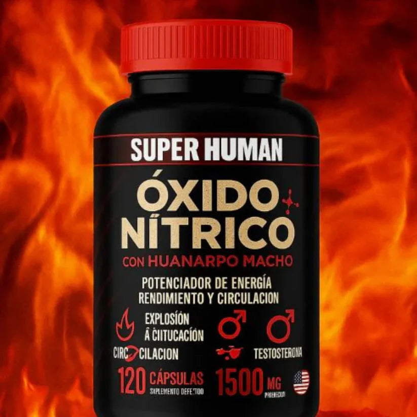 Óxido Nítrico Promax™💪 Rendimiento, energía y salud masculina🔥 (60 cápsulas)