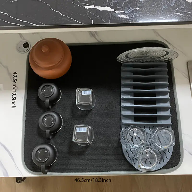 GoteoZero™ Escurridor de Platos 2-en-1