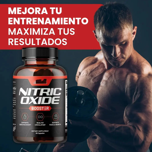 Óxido Nítrico Promax™💪 Rendimiento, energía y salud masculina🔥 (60 cápsulas)