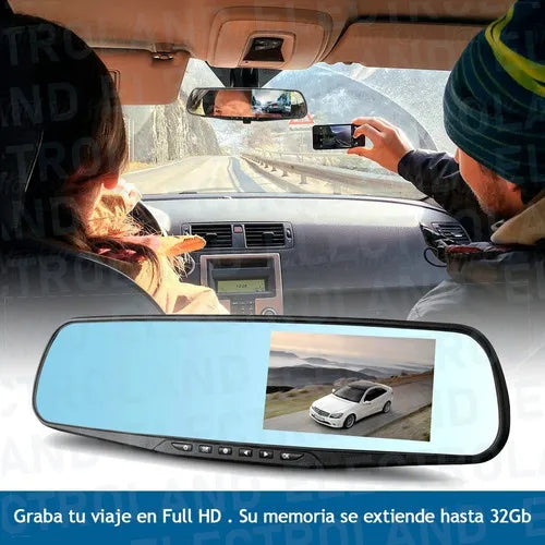 Cámara Retrovisor RoadShield™ en Full HD 🚗 Tu Auto Más Seguro, Moderno y Conectado