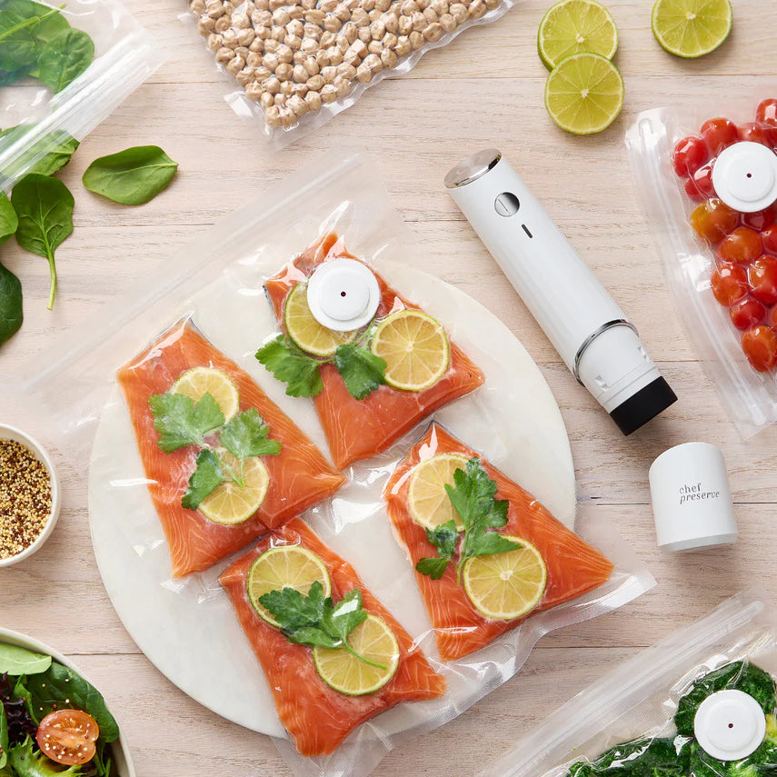 Selladora al Vacío VacuPreserve™ Mantén tus alimentos frescos🥩🥗
