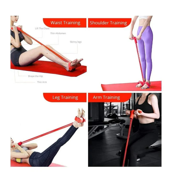 Dúo VITA Flex: Banda Elástica Pedal + Banda "8" para Entrenar en Casa! 💪