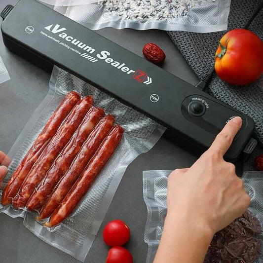 Selladora al Vacío Mantén tus alimentos frescos🥩🥗 (incluye bolsas de Regalo)